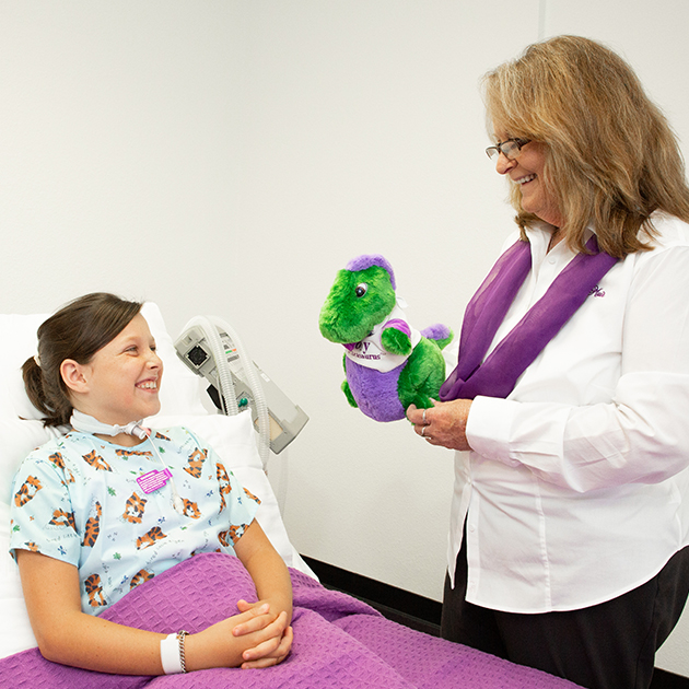 Clinician and Child with Toby Tracheapuppet Clinician and Child with Toby Tracheapuppet